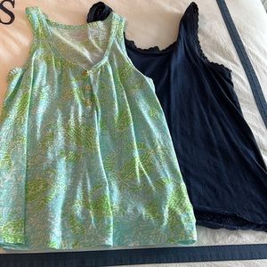 2 summer tanks! Lilly Pulitzer & Ann Taylor 2-for-1!!